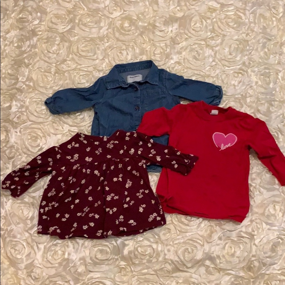 Long sleeve shirt set